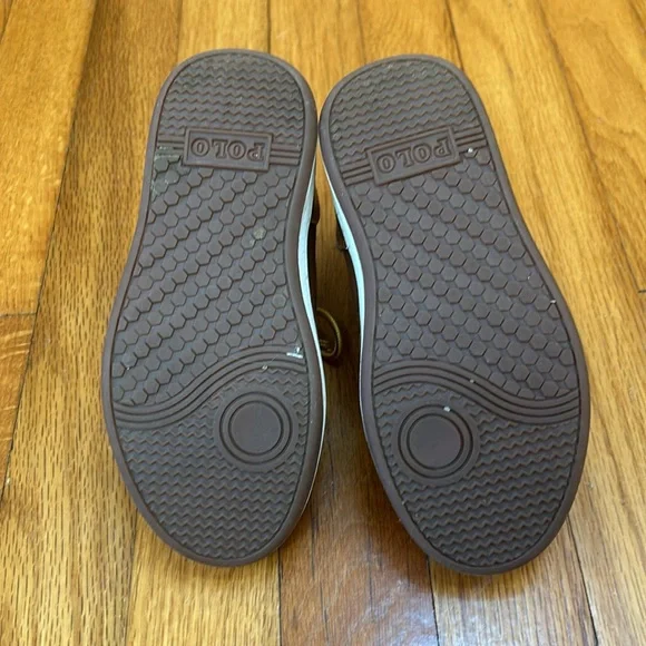 Kids Ralph Lauren Faux leather sneaker - Picture 4 of 5